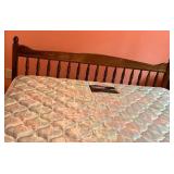 Full Simmons Beautyrest Mattress with Headboard & Small Dresser Mixed Lot