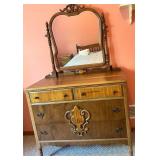 Dresser With Mirror & Rocking Chair