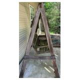 Wooden Porch Swing With Frame