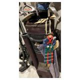 Datrek Golf Bag, Pull Cart & Mixed Clubs Mixed Lot