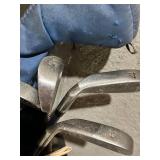 Datrek Golf Bag, Pull Cart & Mixed Clubs Mixed Lot
