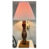 Vintage National Washboard Co. No. 703 Lingerie Washboard & Wooden Lamp Mixed Lot