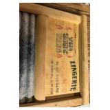 Vintage National Washboard Co. No. 703 Lingerie Washboard & Wooden Lamp Mixed Lot