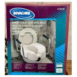 Invacare Raised Toilet Seat With Arms New in Box