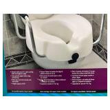 Invacare Raised Toilet Seat With Arms New in Box