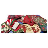 Mixed Christmas Linens & Handmade Pieces