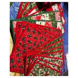 Mixed Christmas Linens & Handmade Pieces