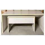 White Desk Table Set (2 Piece)