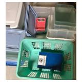 Mixed Plastic Storage Bins & Baskets