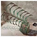 Metal Fish Skeleton Hanging Sculpture