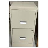 Two-Drawer Metal Filing Cabinet