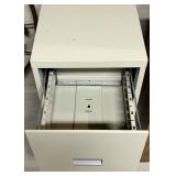 Two-Drawer Metal Filing Cabinet