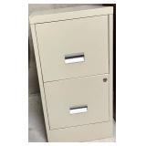 Two-Drawer Metal Filing Cabinet