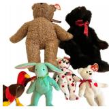 Ty Beanie Babies Plush Animal Mixed Lot (Lot of 5)