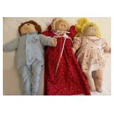 Cabbage Patch Kids Doll Babies (Lot of 3)