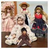 Decorative Doll Assortment (Lot of 5)