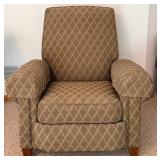 Ethan Allen Recliner Chair With Armrest Covers #1