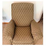Ethan Allen Recliner Chair With Armrest Covers #1