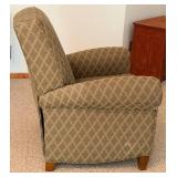 Ethan Allen Recliner Chair With Armrest Covers #1