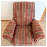 Ethan Allen Recliner Chair With Armrest & Headrest Covers #2