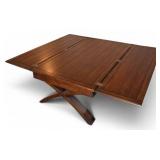 Large Folding Wooden Extension Coffee Table