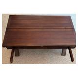 Large Folding Wooden Extension Coffee Table