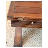 Large Folding Wooden Extension Coffee Table