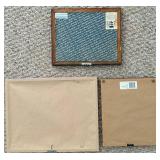Framed Folk Art Prints Mixed Lot of 3
