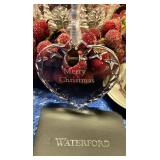 Christmas Holiday Decor Mixed Lot With Waterford Ornament