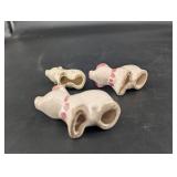 Ceramic Pig Figurines (Lot of 3)