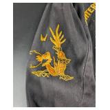 Embroidered Vietnam Map Zip Jacket