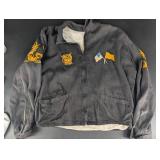 Embroidered Vietnam Map Zip Jacket