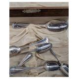 1847 Rogers Bros Silverplate Spoon Set in Wood Case (Lot of 6)