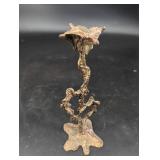 Ornate Brass Candlestick Holder