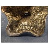 Ornate Brass Candlestick Holder