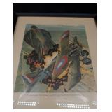Framed Frank Luke Aviation Print