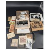 Vintage Photo, Postcard & Advertising Ephemera Mixed Lot