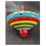 Vintage Ohio Art Tin Spinning Top Toy