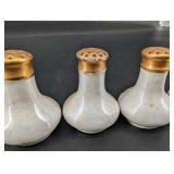 Iridescent Porcelain Salt Shakers (Lot of 4)