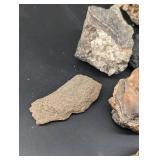 Mixed Mineral Specimen Lot With Storage Box