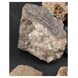 Mixed Mineral Specimen Lot With Storage Box
