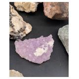 Mixed Mineral Specimen Lot With Storage Box