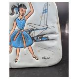 Ponytail Vintage Train Case Vanity Case