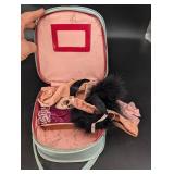 Ponytail Vintage Train Case Vanity Case