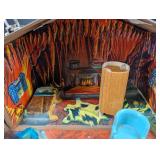 Troll House Miniature Playset With Figures & Furniture