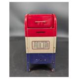 Vintage Metal Mailbox Coin Bank