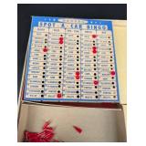 Vintage Hasbro Spot-A-Car Bingo Game Set
