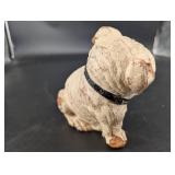 Bulldog Figurine With Collar