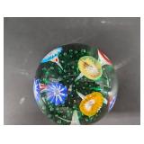Millefiori Art Glass Paperweight