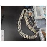 Mixed Vintage Costume Jewelry Assortment